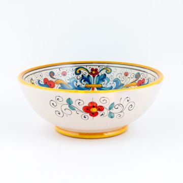 Ricco Deruta Andrilia Italian cereal bowl handmade by Ceramiche Andrilia in Deruta - main image