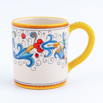 Ricco Deruta Andrilia Italian mug handmade by Ceramiche Andrilia in Deruta