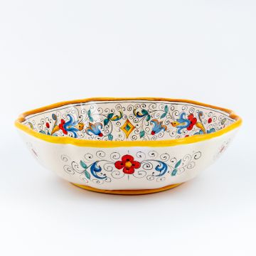 Ricco Deruta Andrilia Italian serving bowl handmade by Ceramiche Andrilia in Deruta - main image