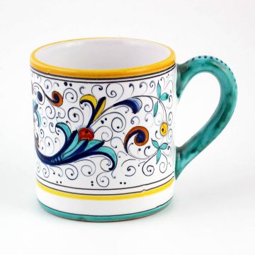 Ricco Deruta Classico Italian mug handmade by Fima in Deruta