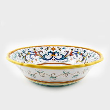 Ricco Deruta Classico Italian serving bowl handmade by Fima in Deruta