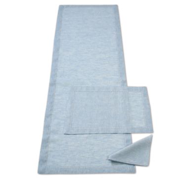 Set of 2 Italian runners Fior di Lino by Pardi, Montefalco (Umbria)