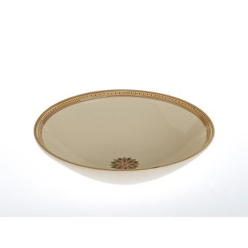 Italian pasta & soup bowl from the Rubino collection, handmade by Francesco Fasano in Grottaglie, Italy