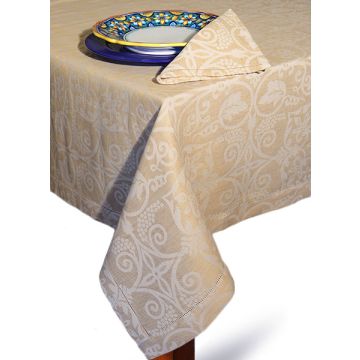 Italian tablecloth Bacco by Pardi, Montefalco (Umbria)