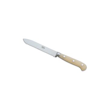 Forgiato White tomato knife handcrafted by Coltellerie Berti in Scarperia, Italy