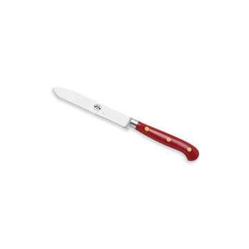 Forgiato Red tomato knife handcrafted by Coltellerie Berti in Scarperia, Italy