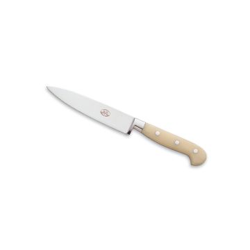 Forgiato White utility knife handcrafted by Coltellerie Berti in Scarperia, Italy