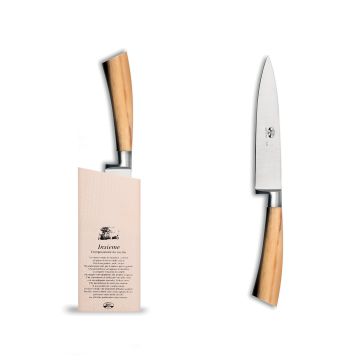 Forgiato Insieme Cornotech utility knife handcrafted by Coltellerie Berti in Scarperia, Italy