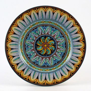 Vario F2 Italian charger plate handmade by Fima in Deruta