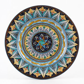 Vario F3 Italian charger plate handmade by Fima in Deruta