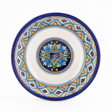 Vario F4 Italian cereal bowl handmade by Fima in Deruta