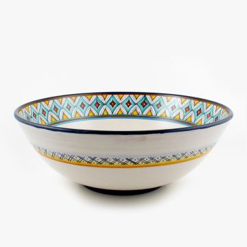 Vario F4 Italian serving bowl handmade by Fima in Deruta