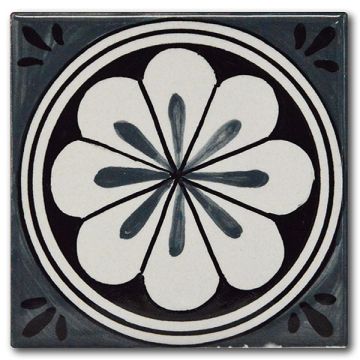Italian tile VD45 handmade by Francesca Niccacci in Deruta