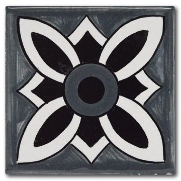 Italian tile VD49 handmade by Francesca Niccacci in Deruta