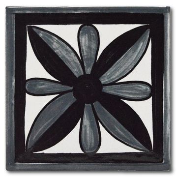 Italian tile VD51 handmade by Francesca Niccacci in Deruta