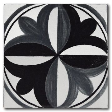 Italian tile VD52 handmade by Francesca Niccacci in Deruta