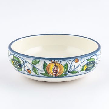 Italian pasta & soup bowl from the Venezia collection handmade by Ceramiche Rampini in Gubbio, Italy