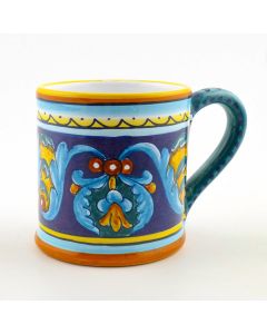 Italian mug from the Geometrico 35E Collection handmade by Eugenio Ricciarelli - Deruta, Rapallo, Amalfi