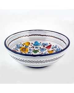 Arabesco Classico Italian pasta & soup bowl handmade by Fima in Deruta