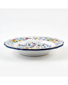 Arabesco Classico Italian pasta & soup plate handmade by Fima in Deruta