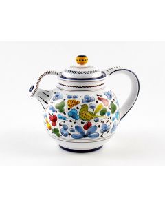 Arabesco Classico Italian tea pot handmade by Fima in Deruta