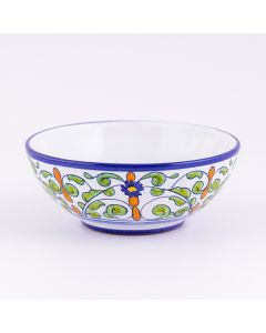 Deruta cereal bowl from the Amelia collection, handmade by Antica Deruta - Italy