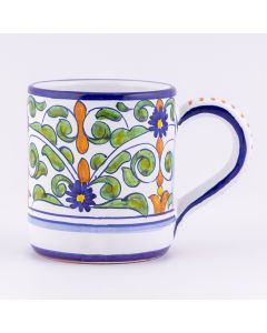 Deruta mug from the Amelia collection, handmade by Antica Deruta - Italy