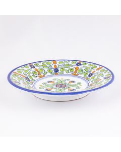 Deruta pasta & soup plate from the Amelia collection, handmade by Antica Deruta - Italy