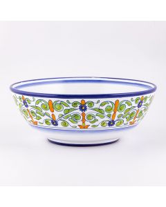 Deruta serving bowl from the Amelia collection, handmade by Antica Deruta - Italy