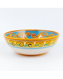 Andrea Italian serving bowl handmade by Ceramiche Andrilia in Deruta - main image
