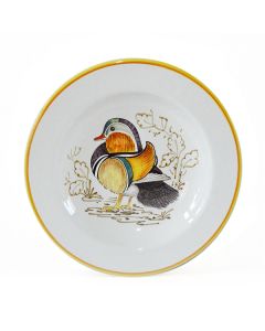 Italian pasta & soup plate Anatra from the Joy Collection handmade by Francesca Niccacci in Deruta
