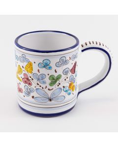 Arabesco Semplice Italian mug handmade by Fima in Deruta