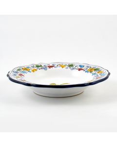 Arabesco Semplice Italian pasta & soup plate handmade by Fima in Deruta