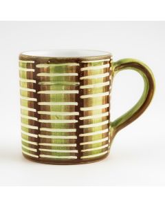 Celebration Italian mug handmade by Fima in Deruta