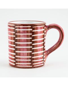 Celebration Italian mug handmade by Fima in Deruta