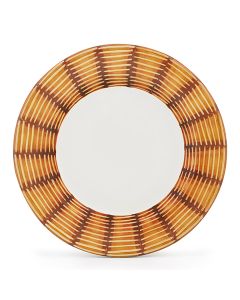 Celebration Italian charger plate handmade by Fima in Deruta