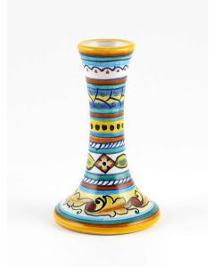 Italian favor small candle holder handmade by Fima in Deruta