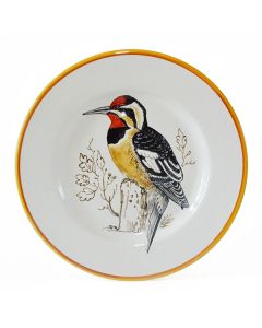 Italian dinner plate Bosco from the Joy Collection handmade by Francesca Niccacci in Deruta