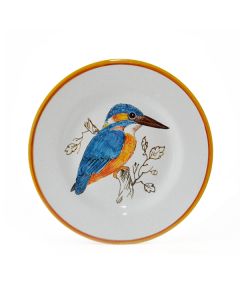 Italian salad & dessert plate Bosco from the Joy Collection handmade by Francesca Niccacci in Deruta