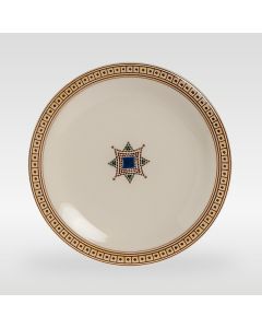 Italian bread & butter plate from the Occhio di Gatto collection, handmade by Francesco Fasano in Grottaglie, Italy