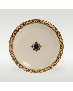 Italian bread & butter plate from the Zaffiro collection, handmade by Francesco Fasano in Grottaglie, Italy
