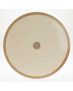 Italian cake & cheese platter from the Rubino collection, handmade by Francesco Fasano in Grottaglie, Italy