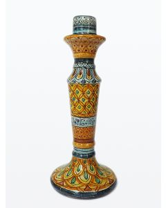 Italian ceramic candle holder Synkeran from the Synkeran Collection handmade by Ghenos in Sicily