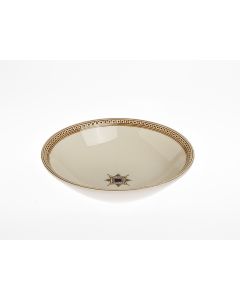 Italian cereal bowl from the Occhio di Gatto collection, handmade by Francesco Fasano in Grottaglie, Italy