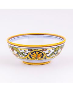 Deruta cereal bowl from the Cinquecento collection, handmade by Antica Deruta - Italy