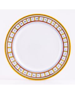 Deruta charger plate from the Cinquecento collection, handmade by Antica Deruta - Italy