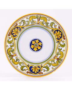 Deruta salad & dessert plate from the Cinquecento collection, handmade by Antica Deruta - Italy