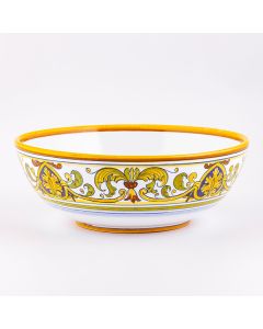 Deruta serving bowl from the Cinquecento collection, handmade by Antica Deruta - Italy