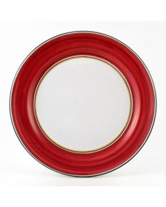 Italian charger plate handmade by Fima in Deruta