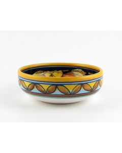 Italian pasta & soup bowl from the Frutta Semplice Collection handmade by D&G Design in Deruta